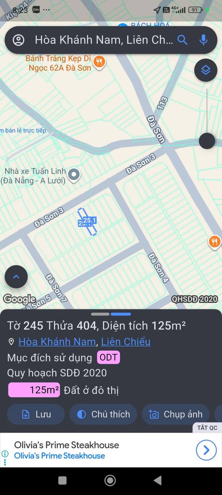 Đất nền đường Đà Sơn 3, Liên Chiểu 125m² giá 4.6 triệu - Đầu tư sinh lời ngay!