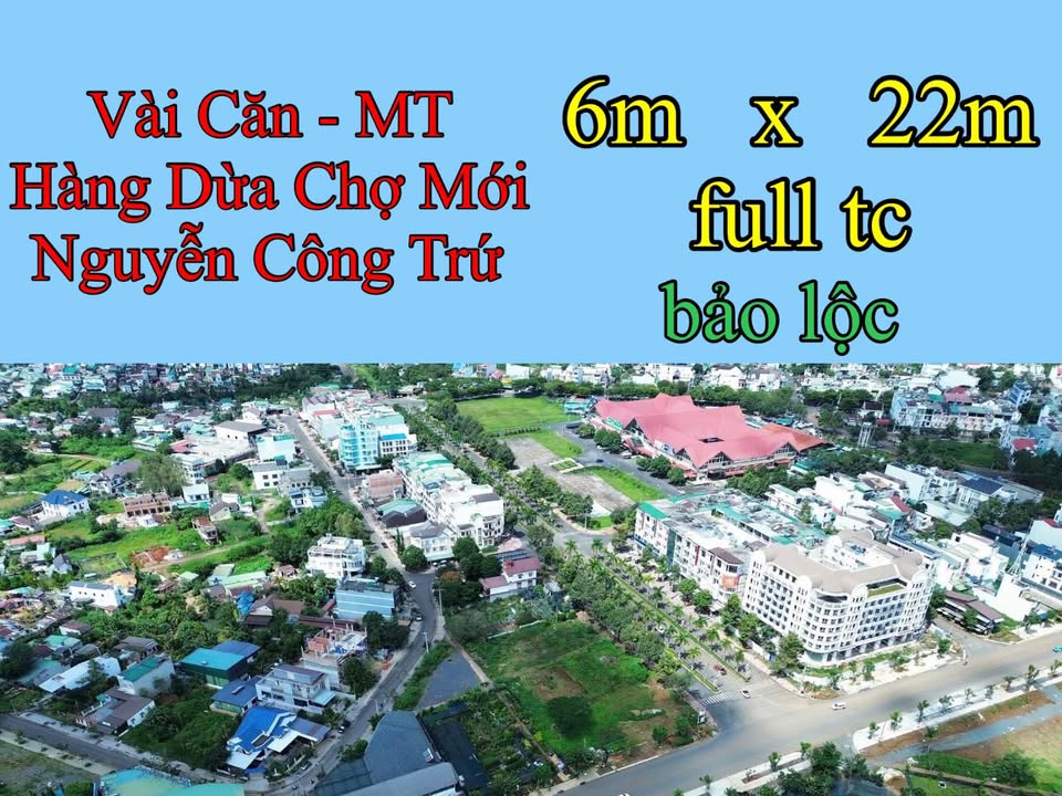 Nhà mặt tiền Nguyễn Công Trứ, Bảo Lộc 132m² - Sẵn sàng vào ở!