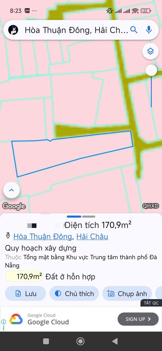 Đất nền đường Trưng Nữ Vương Đà Nẵng 171m² giá 4.5 tỷ - Bán gấp, giá rẻ nhất khu!