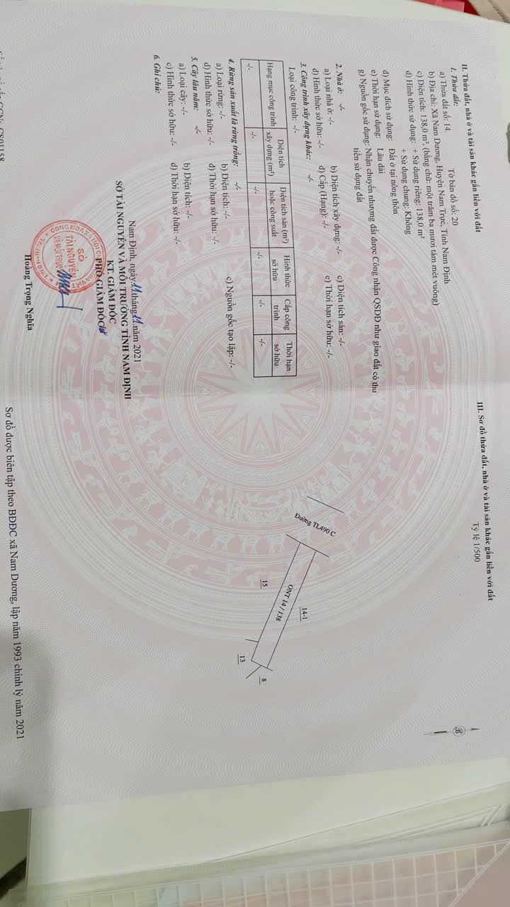 Đất mặt đường Quán Chiền, Nam Dương, 138m² giá 5 tỷ - Đầu tư sinh lời ngay!