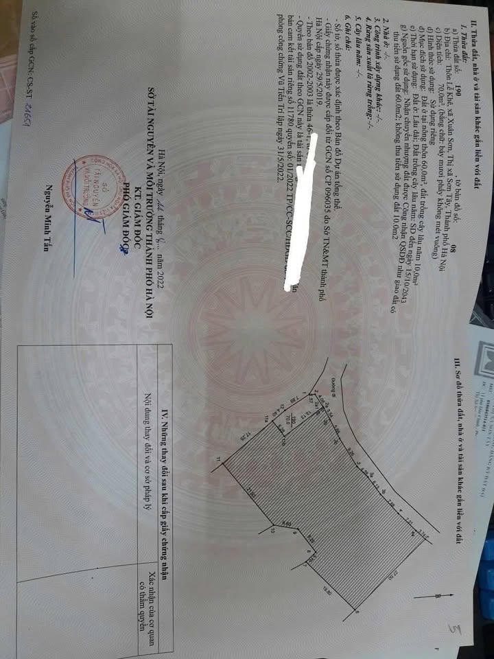 Đất lô góc 70m² tại phường Tùng Thiện, Sơn Tây - Giá chỉ 1.2 tỷ, ô tô đỗ thoải mái!