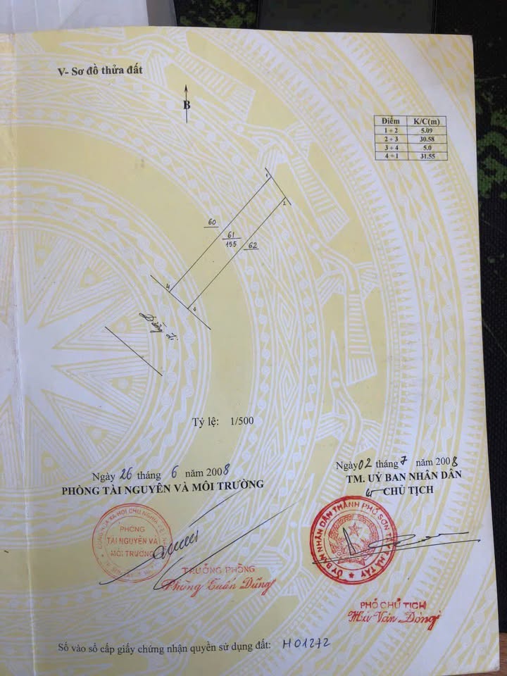 Đất nền 155m² phường Tùng Thiện, Sơn Tây - Giá chỉ 2 tỷ, vị trí tiềm năng!