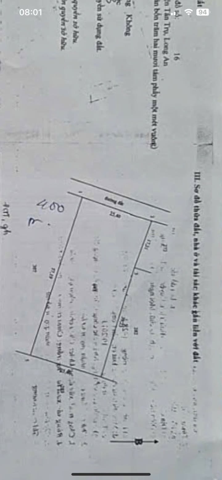 Đất nông nghiệp Tân Trụ Long An 1400m² - Giá chỉ 400 triệu!