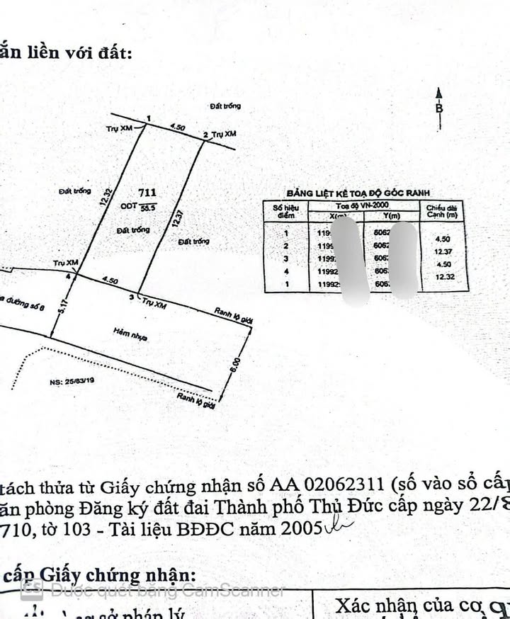 Đất nền Hiệp Bình Phước 55.5m² giá 4.55 tỷ - Đầu tư sinh lời ngay!