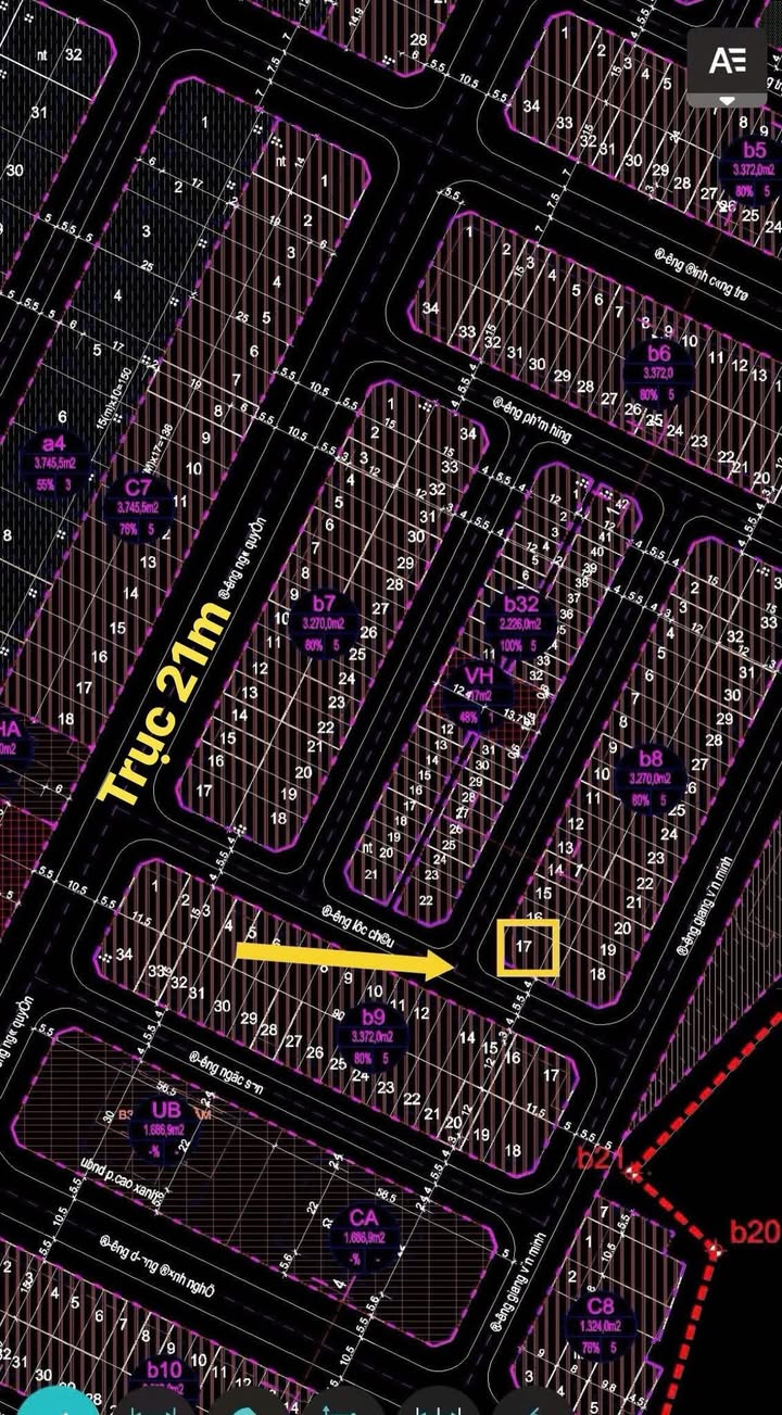 Đất nền Cao Xanh A Hạ Long 143m² - Ô góc hai mặt tiền hiếm có