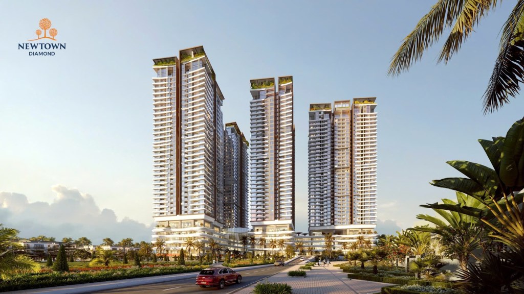 Căn hộ Newtown Diamond 81m² giá 5.6 tỷ - View biển tuyệt đẹp