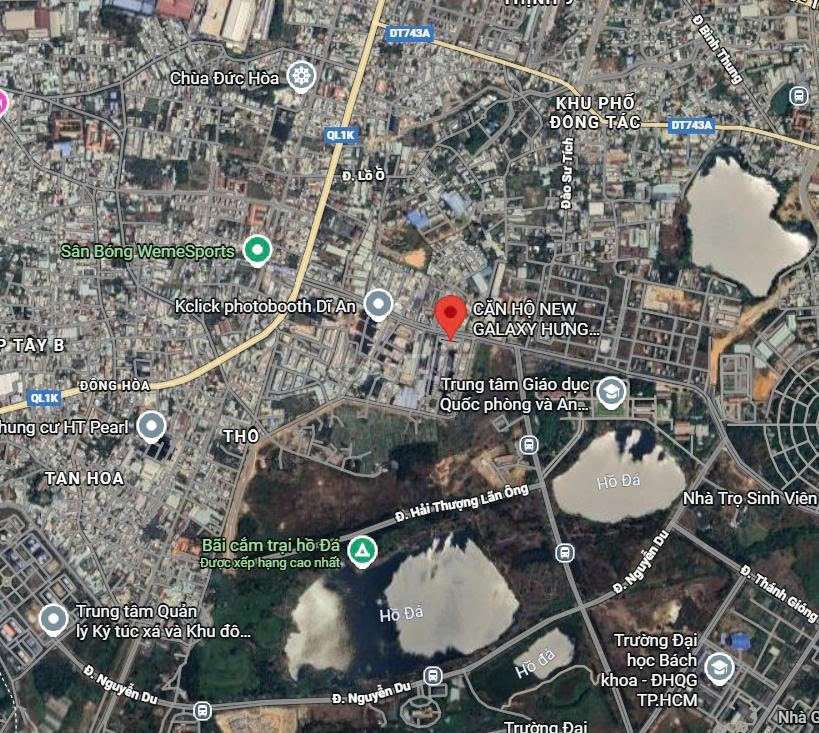 Đất xây dựng CHDV Hotel mặt tiền đường Thống Nhất, Dĩ An 585.6m² giá 68 tỷ - Cơ hội đầu tư sinh lời!