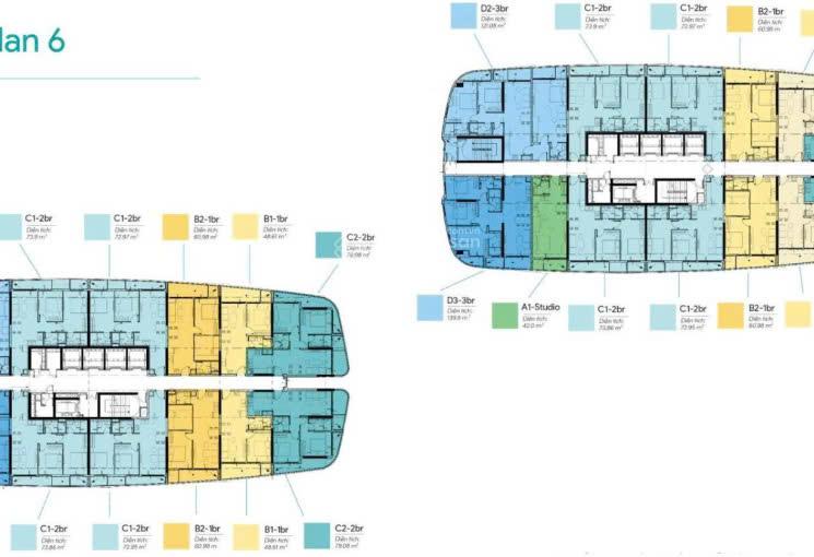 Căn hộ The Meridian Đà Nẵng 48m² - View Sông Hàn tuyệt đẹp, thiết kế chuẩn 5 sao!