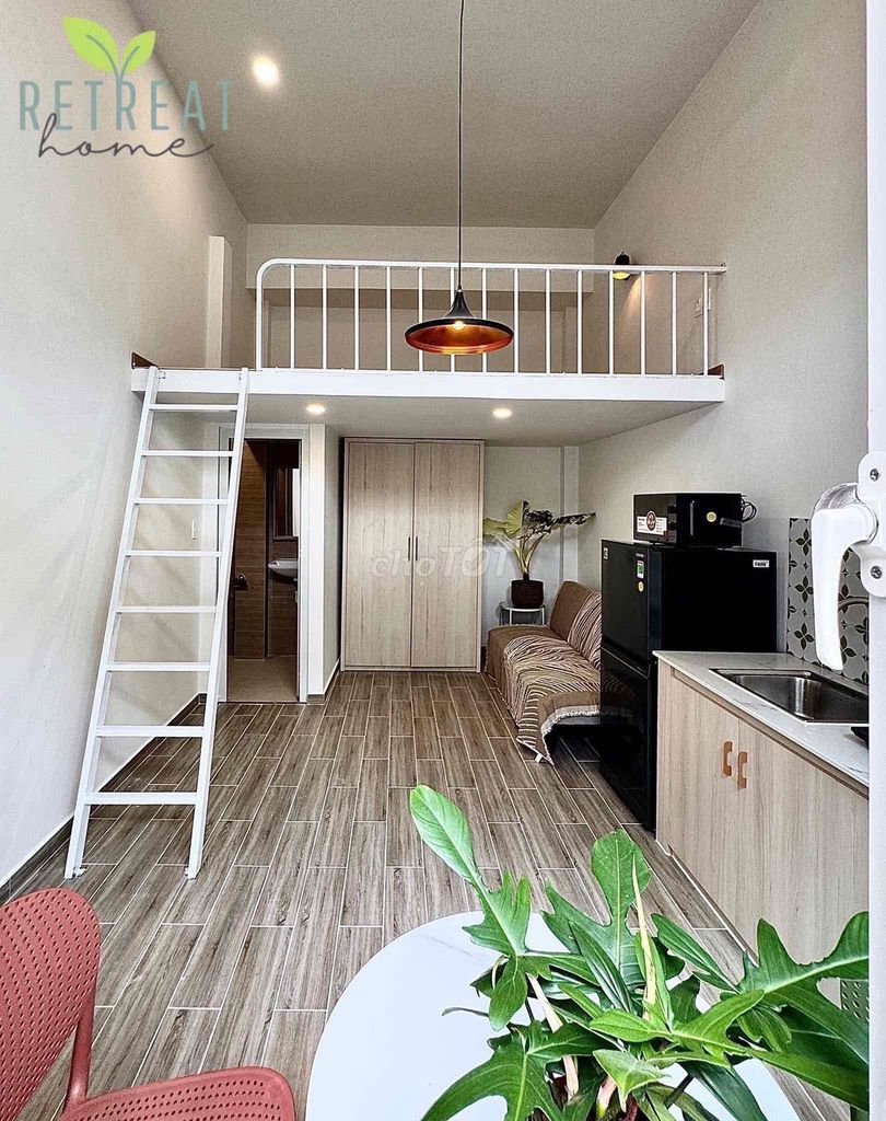 Phòng gác Ung Văn Khiêm 30m² giá 5 triệu - Full nội thất, chỉ cần xách vali!