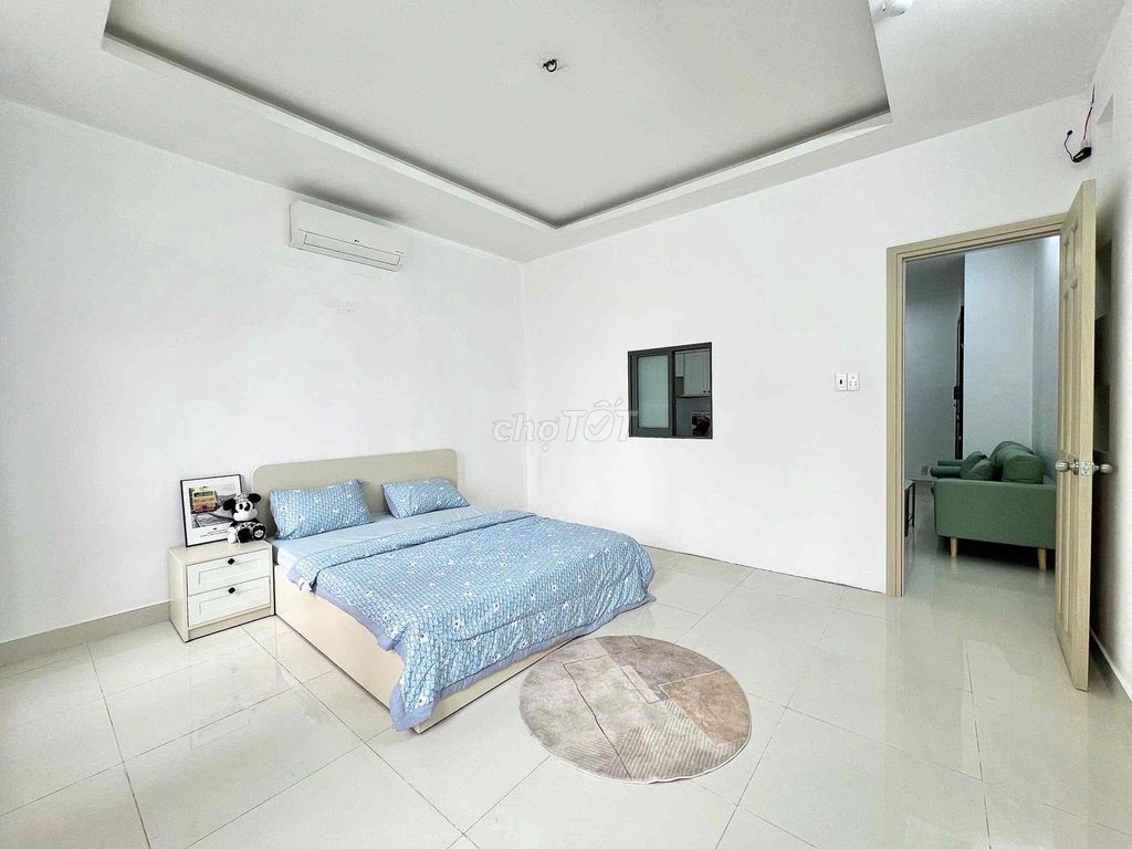 Chung cư mini Cầu Nguyễn Văn Cừ 35m² giá 8 triệu - Full nội thất thoáng mát!