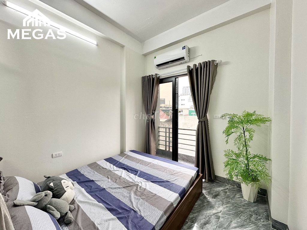 Căn hộ 1PN Miếu Đầm 40m² giá 4.8 triệu - Full nội thất, ban công thoáng đãng!