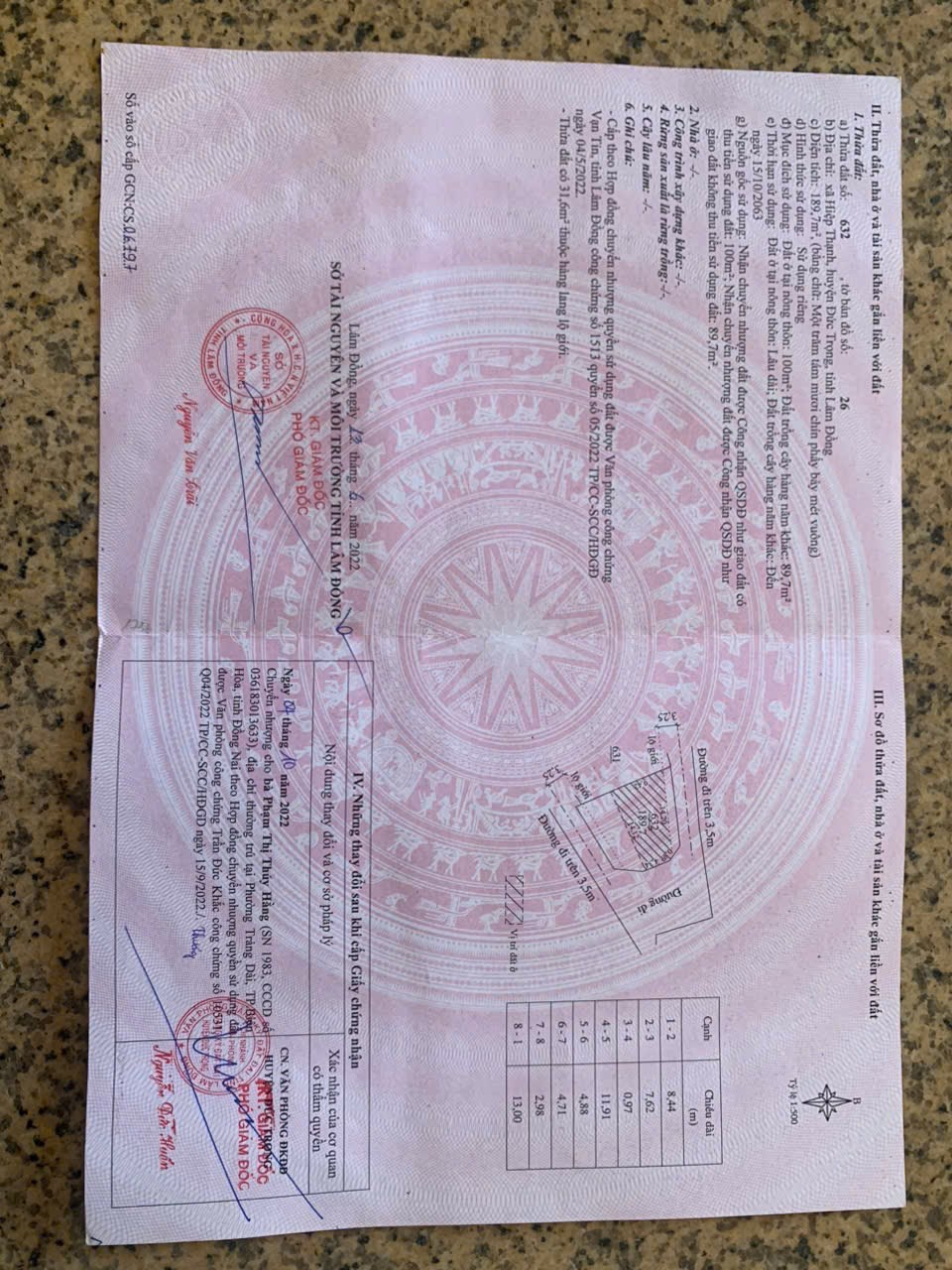 Nhà 3 mặt tiền Hiệp Thạnh, Đức Trọng 189m² giá 2.5 tỷ - Cơ hội đầu tư sinh lời!