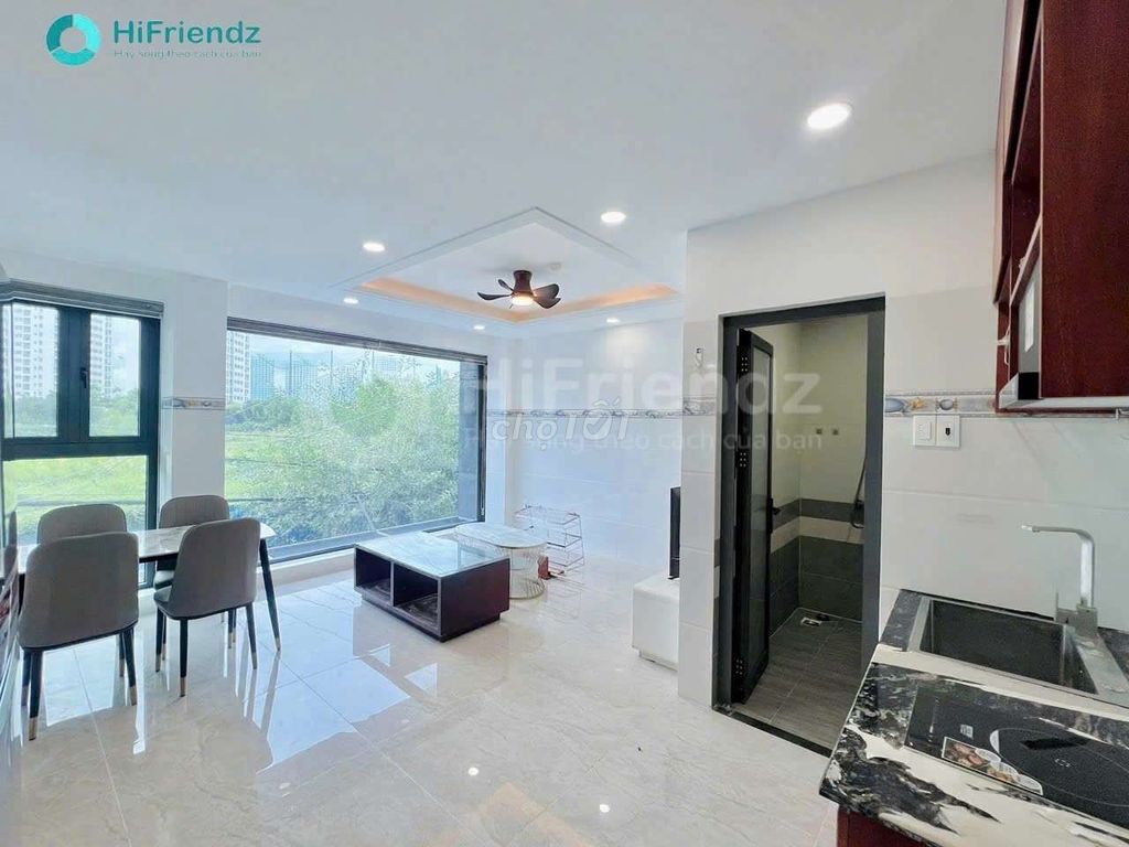 Căn hộ 1 phòng ngủ Quận 7 35m² giá 11 triệu - Nội thất cao cấp, cửa sổ lớn đón nắng!