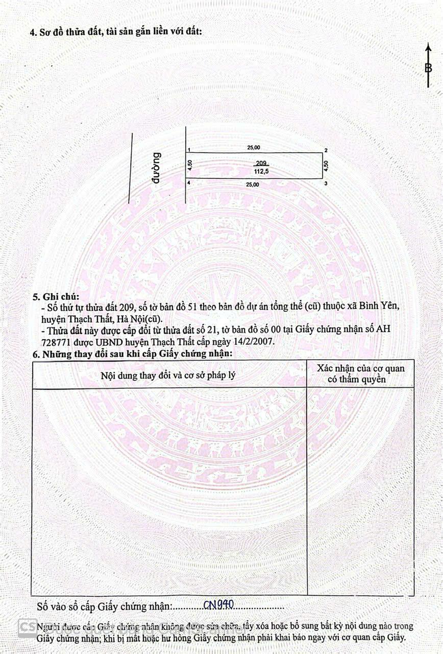 Đất nền kinh doanh gần Đại học FPT Hòa Lạc 112,5m² - Đầu tư sinh lời ngay!