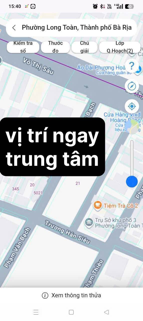 Mặt tiền kinh doanh Phạm Văn Bạch, Bà Rịa - 228m² chỉ 3.79 tỷ - Bán gấp!