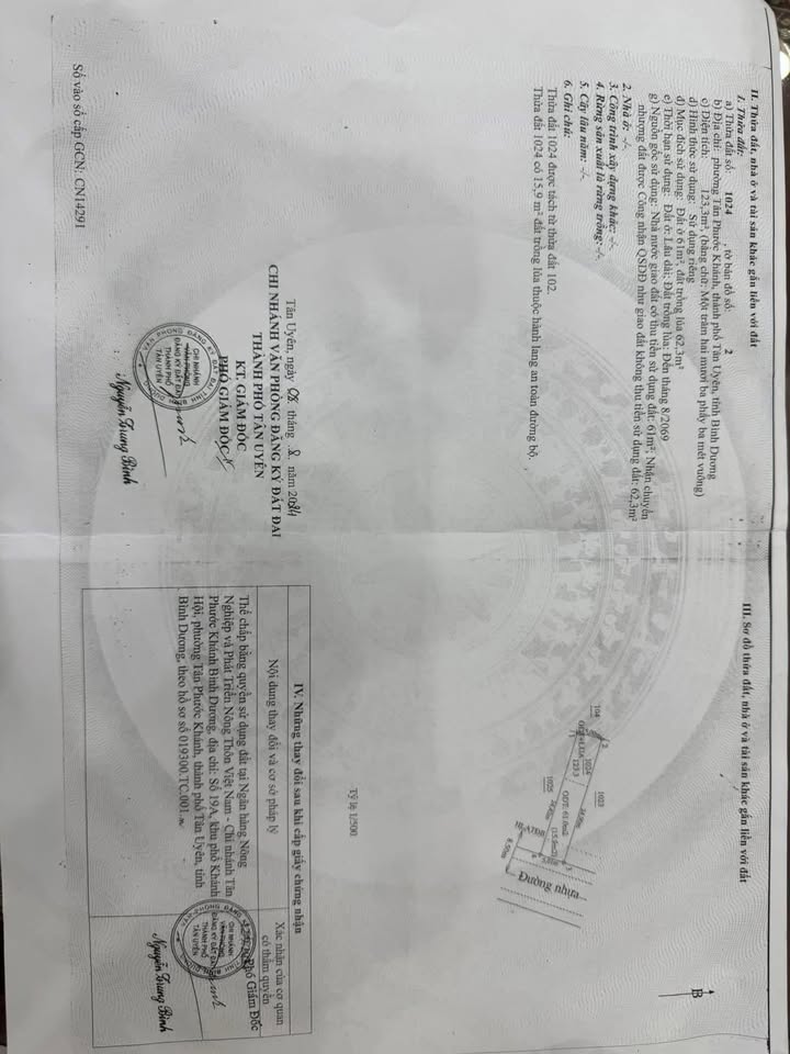 Đất thổ cư 123m² Tân Phước Khánh giá 2.35 tỷ - Đầu tư sinh lời tuyệt vời!