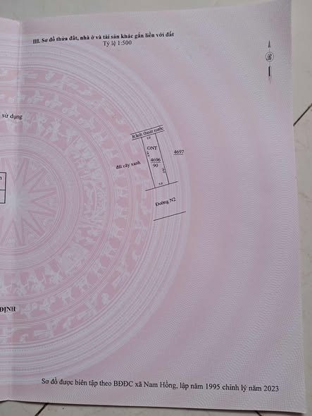 Đất nền Nam Hồng 90m² giá 1.7 tỷ - Vị trí lô góc đắc địa!