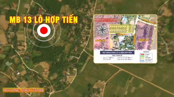 Đất nền Hợp Tiến, Triệu Sơn 100m² giá chỉ 200 triệu - Cơ hội đầu tư không thể bỏ lỡ!