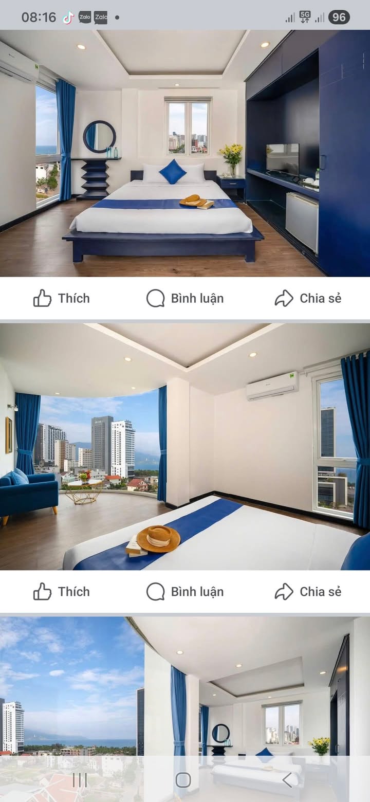 Khách sạn 9 tầng mặt tiền Hồ Nghinh, Đà Nẵng - Doanh thu 500 triệu/tháng!