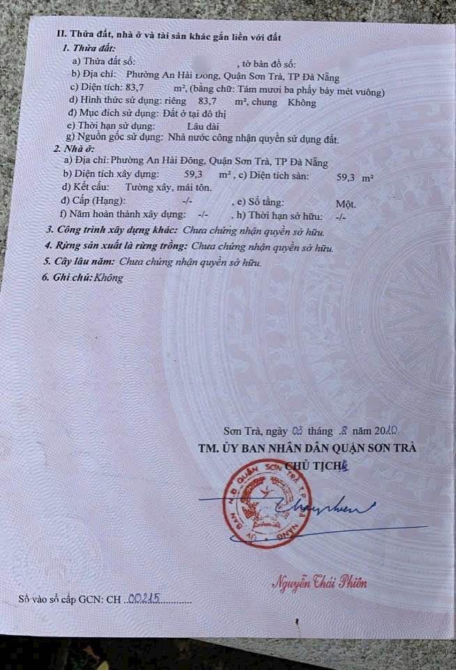 FrontHouse mặt tiền Nguyễn Thiện Kế 83m² giá 6.486 tỷ - Cơ hội đầu tư lý tưởng!