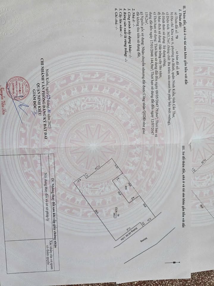 Đất nền An Bình, Ninh Kiều 409m² giá 2.2 tỷ - Đầu tư sinh lời cao!