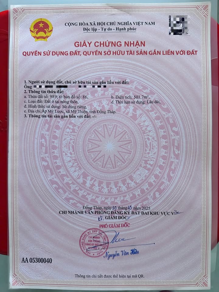 Đất nền 2 liền kề Thiện Trung, Cái Bè 264m² giá 720 triệu - Cơ hội đầu tư hấp dẫn!