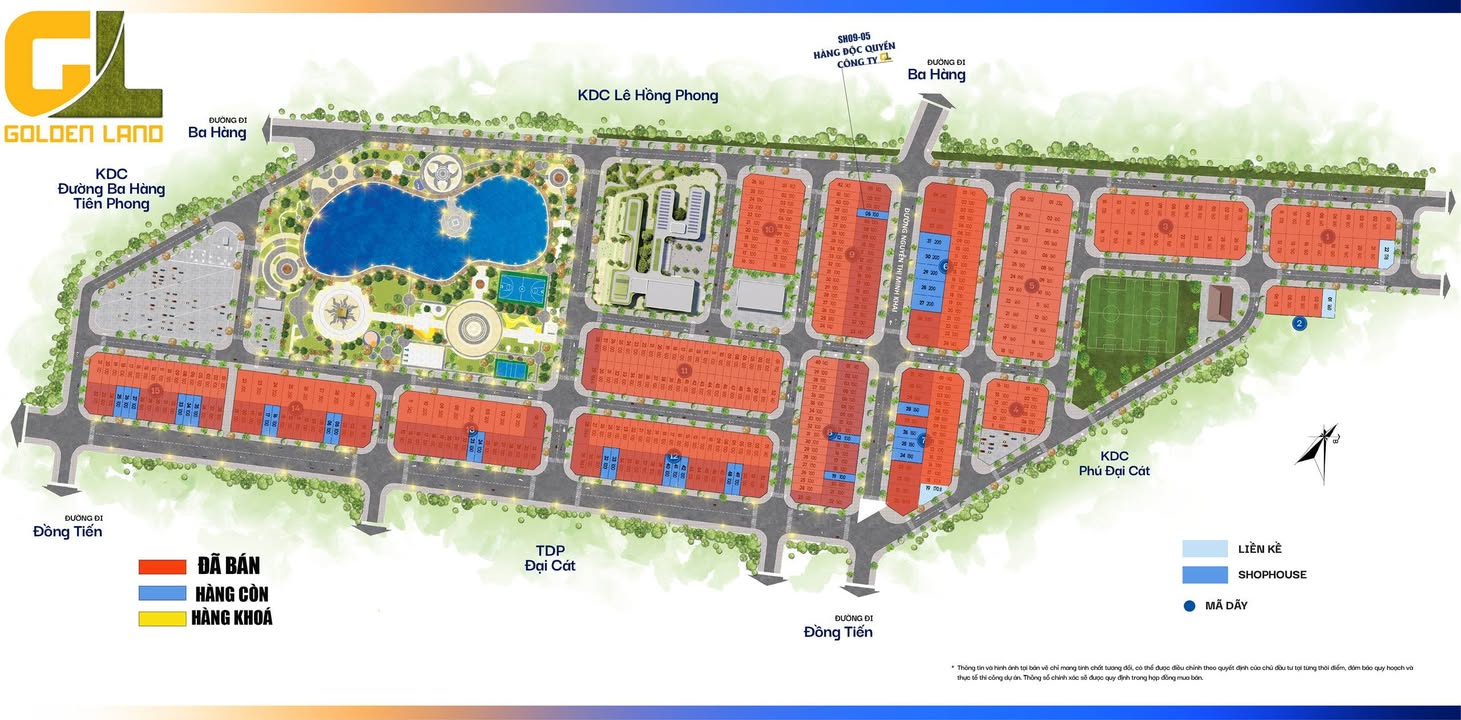 Đất nền Tấn Đức Central Park Phổ Yên 100m² giá 3.5 tỷ - Sổ hồng lâu dài, đầu tư sinh lời!