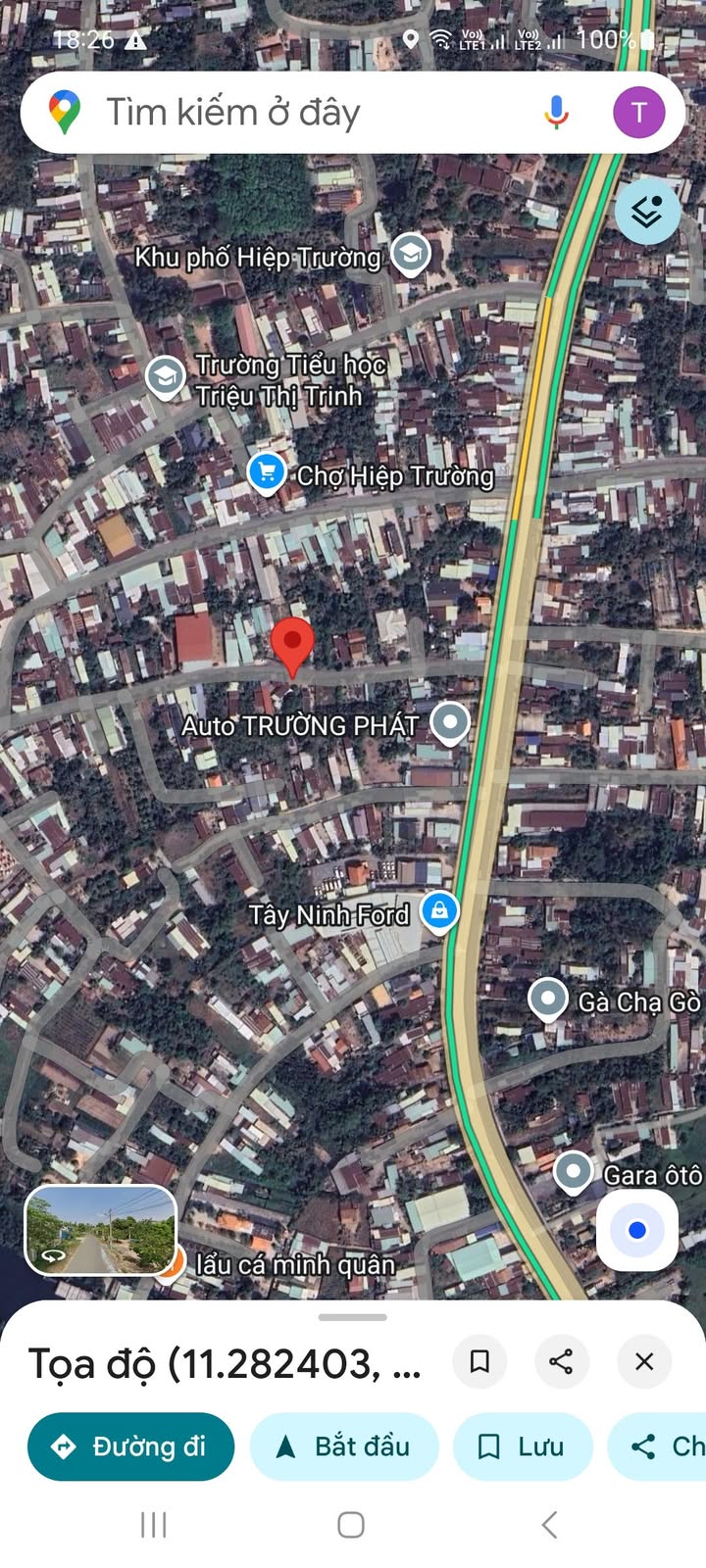 Đất thổ cư Hiệp Trường 80m² giá 579 triệu - Đường nhựa khu dân cư