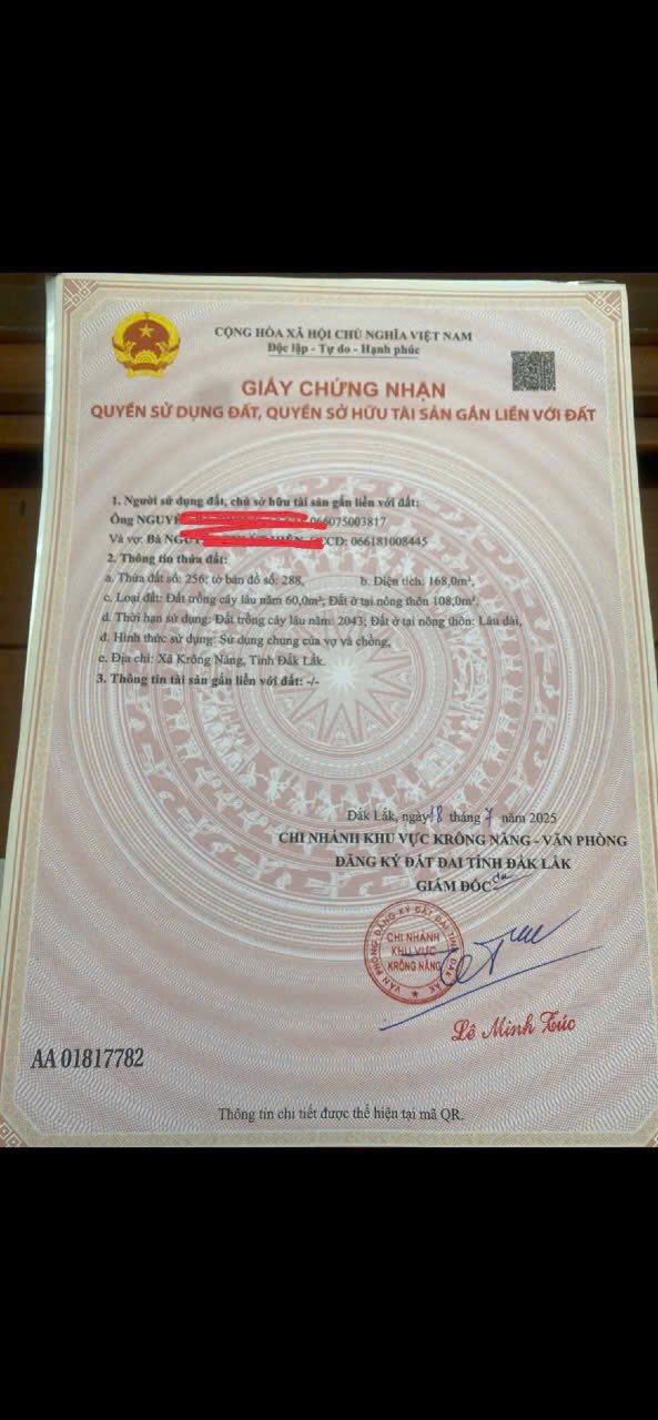 Đất nền Ea Hồ, Krông Năng 168m² giá chỉ 870 triệu - Vị trí vàng gần Quốc lộ!