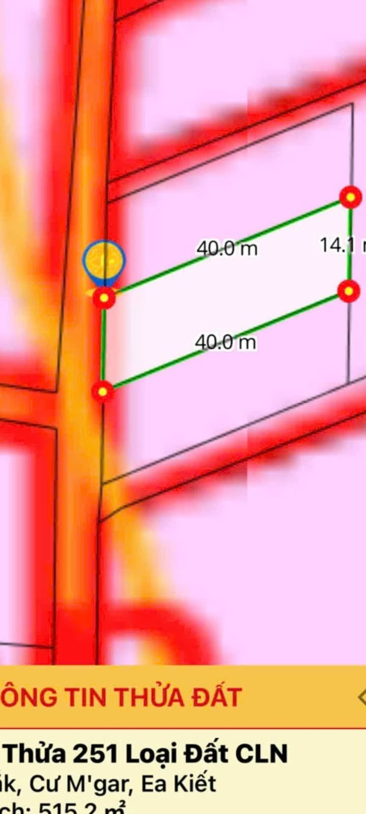 Đất nền Ea Kiết - Cư M'gar 560m² giá 450 triệu - Cơ hội đầu tư tuyệt vời!