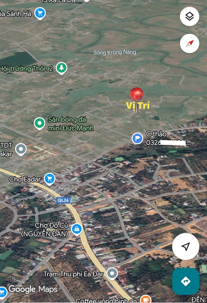 Đất thổ cư Ea Đar 200m² giá 400 triệu - Tiện ích đầy đủ, vị trí đắc địa!