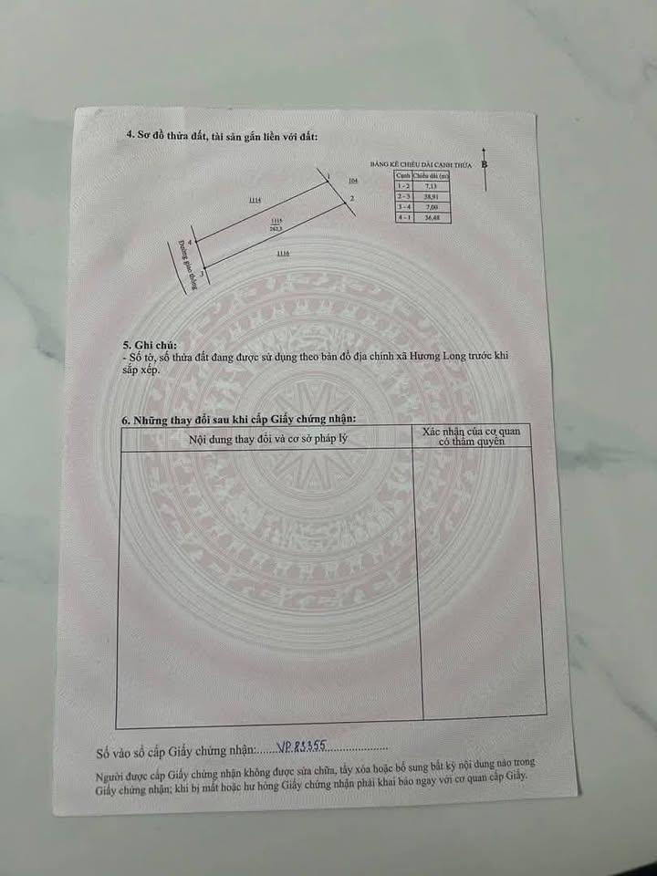 Đất nền Hương Long, Hương Khê 259m² giá chỉ 3xx triệu - Cơ hội đầu tư tuyệt vời!