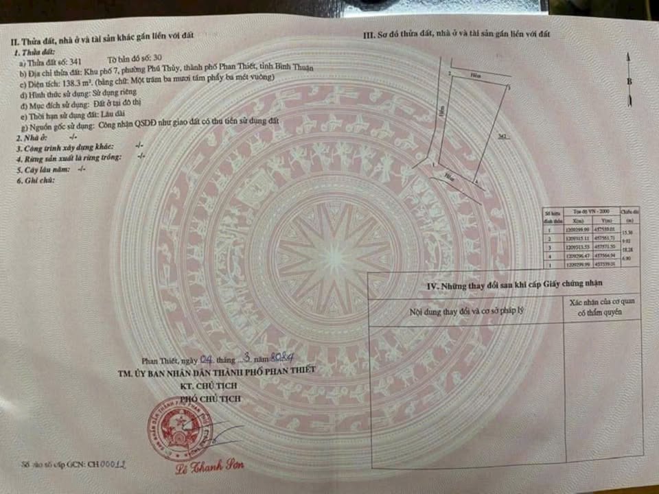 Nhà góc 3 mặt tiền hẻm 96 Nguyễn Tương, Phan Thiết 138m² - Đầu tư sinh lời ngay!