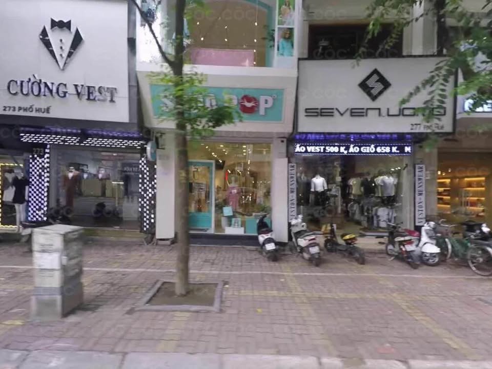 Mặt bằng kinh doanh cho thuê tại phố Huế, Hai Bà Trưng - 96m² giá 60 triệu/tháng