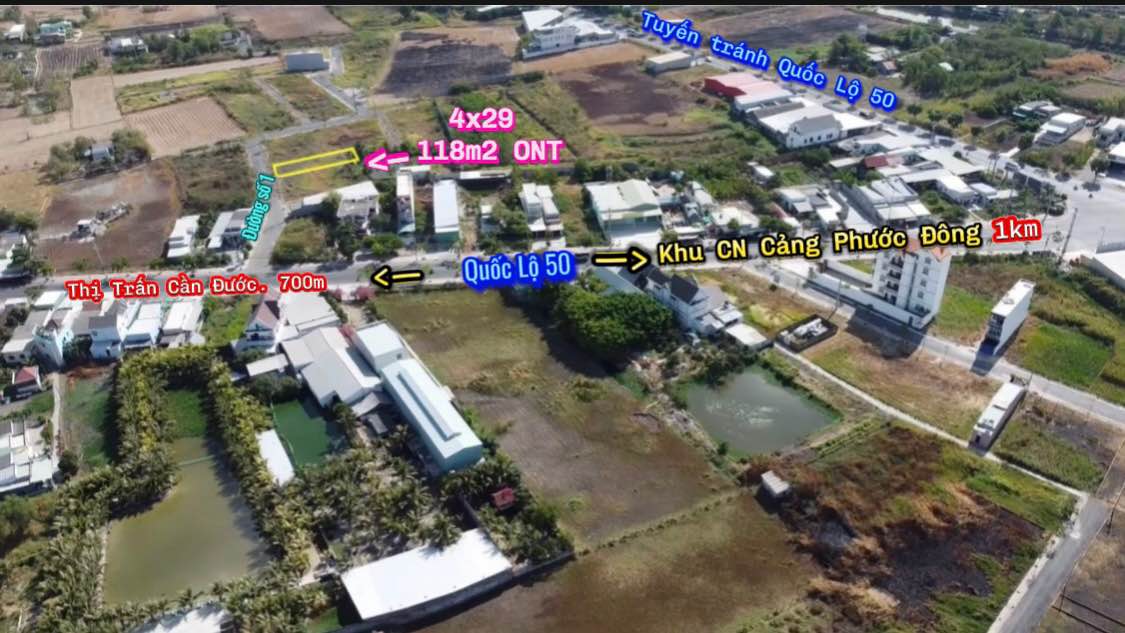 Đất nền KDC Ecotown 2 Phước Đông 118m² giá 960 triệu - Bớt lộc cho khách thiện chí!