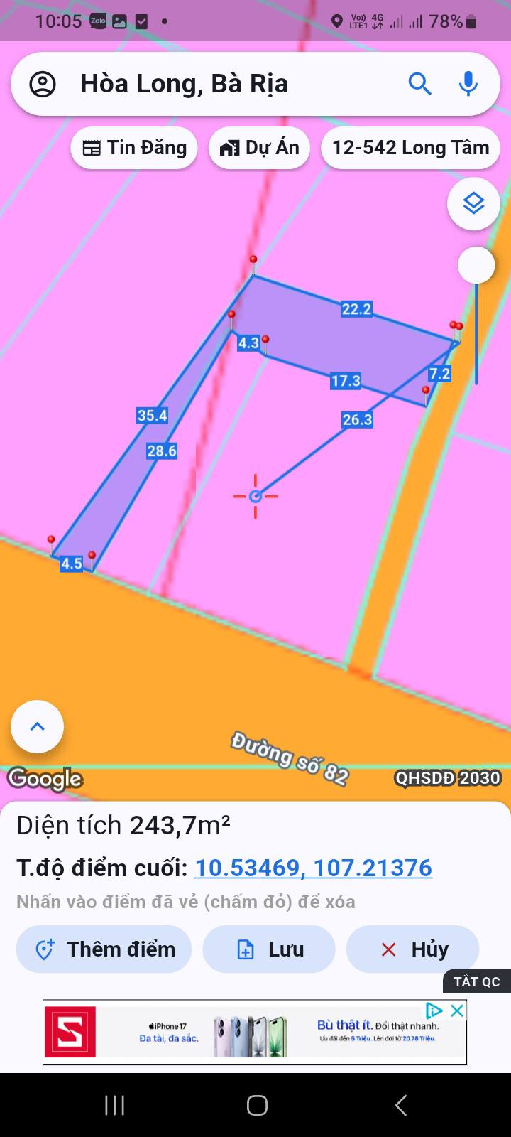 Đất nền Hòa Long 240m² giá 2 tỷ - Đầu tư sinh lời ngay!