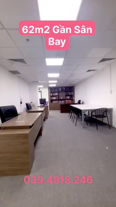 Văn phòng cho thuê 62m² tại Thủ Đức - Bàn giao thảm như hình, giá 25 triệu!