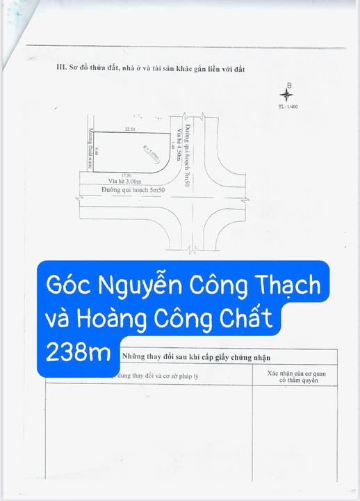 Đất đẹp góc Hoàng Công Chất & Nguyễn Công Thạch, Khuê Mỹ 238m² giá 24 tỷ - Cơ hội đầu tư tuyệt vời!