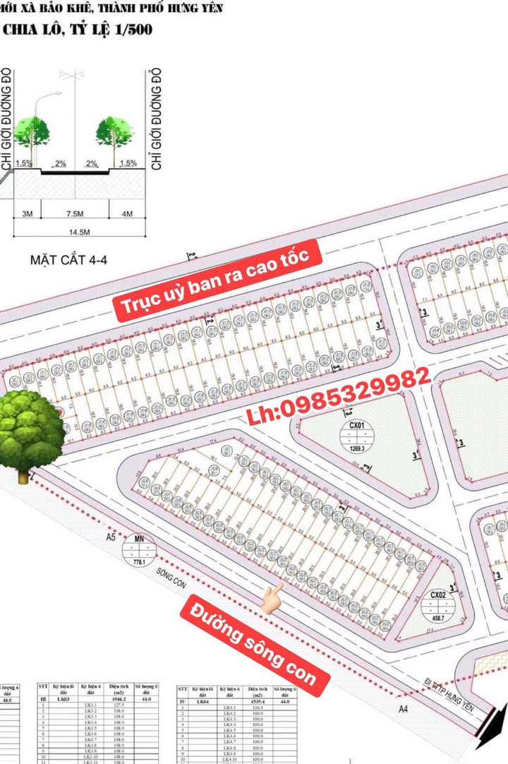 Đất nền đẹp tại Trục Chính Phường Sơn Nam, Hưng Yên 108m² - Sổ đỏ chính chủ!