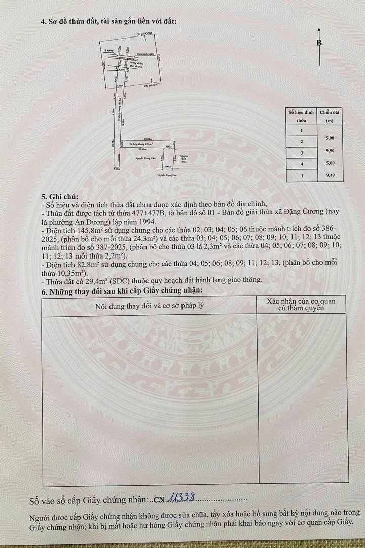 Đất nền liền kề TDP Dân Hạnh, An Dương 47m² giá 1.25 tỷ - Đầu tư kinh doanh sinh lời!