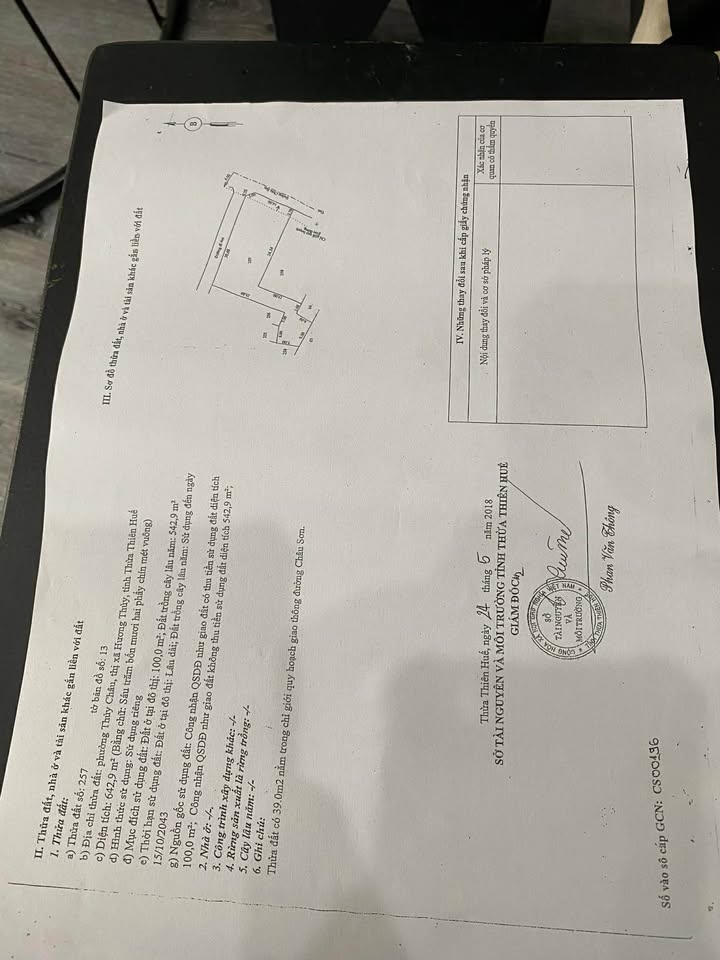 Đất nền Thủy Châu 624m² giá 6.24 tỷ - Sổ đỏ chính chủ, thổ cư 100%!