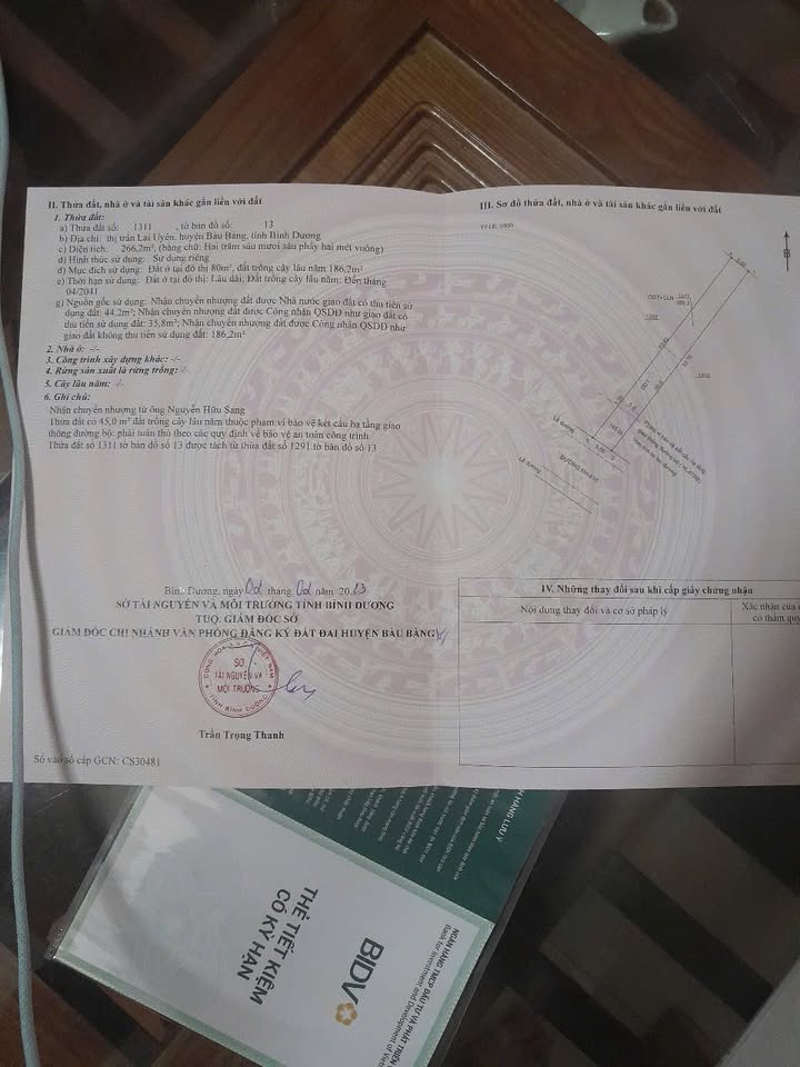 Đất thổ cư Lai Uyên, Bàu Bàng 260m² giá 1.25 tỷ - Vị trí kinh doanh lý tưởng!