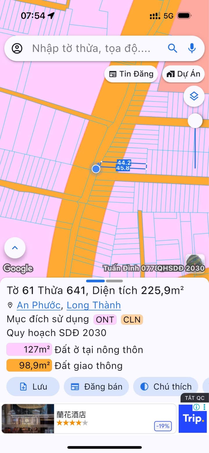 Mặt tiền FrontHouse Đường Cách Mạng Tháng 8, Long Thành 225m² giá 4 tỷ - Đầu tư sinh lời ngay trung tâm!
