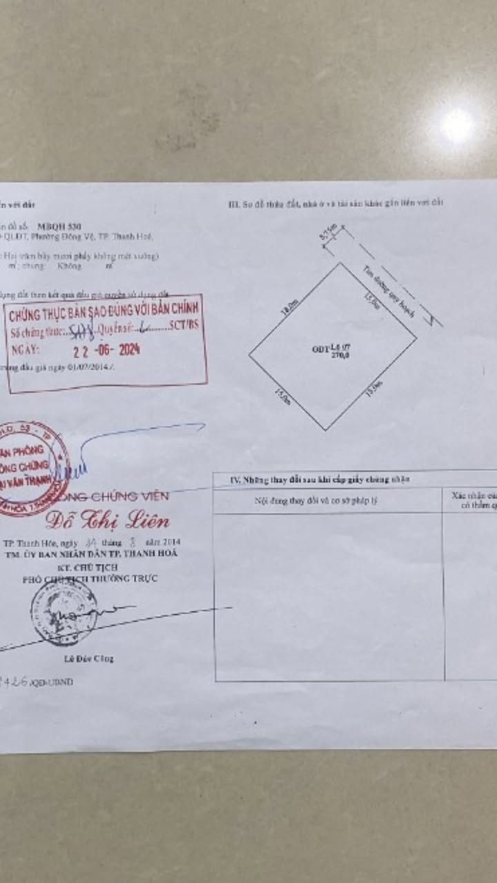 Lô đất biệt thự Đông Vệ 270m² giá 64 triệu/m² - Tiềm năng tăng giá mạnh!