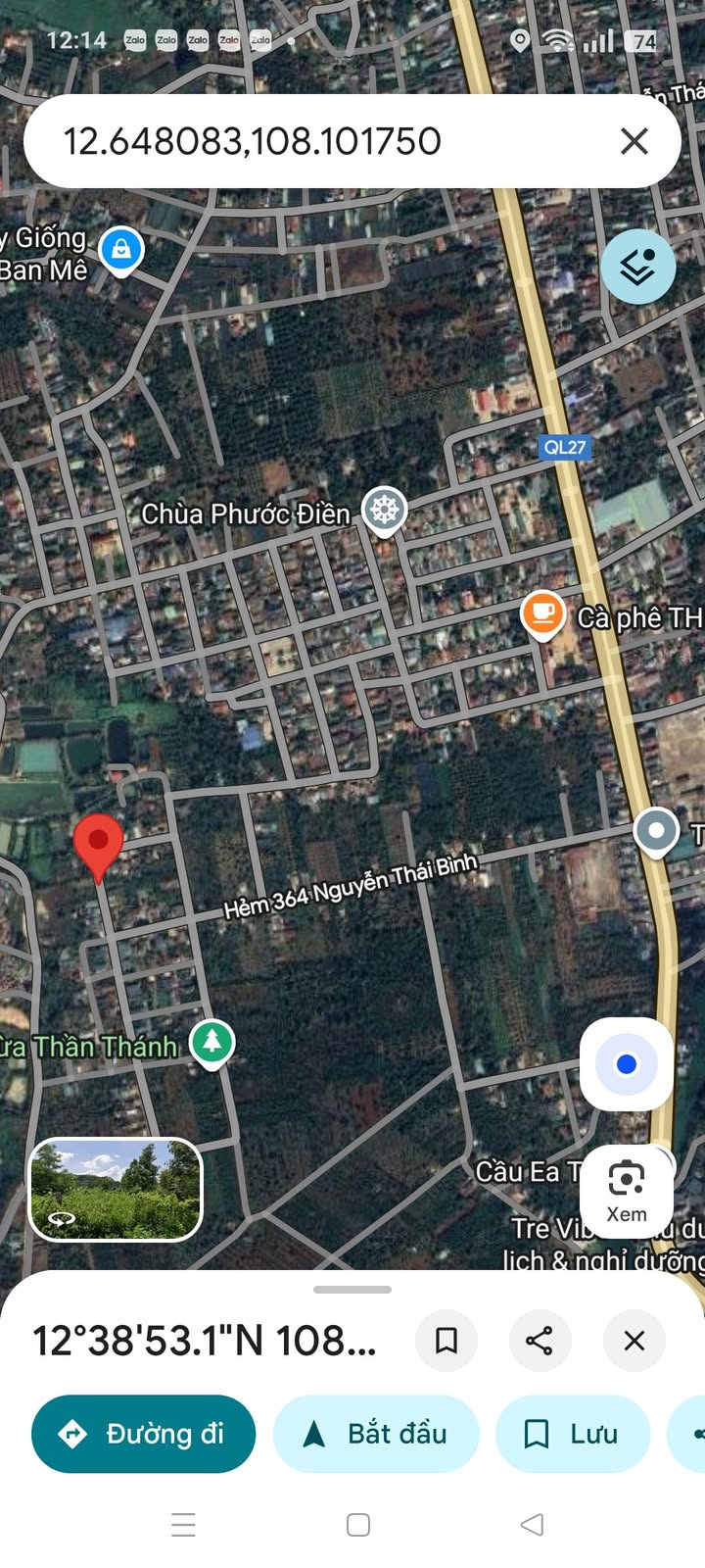 Đất nền phường Tân Lập, Buôn Ma Thuột 340m² giá 1.45 tỷ - Cơ hội đầu tư hấp dẫn!