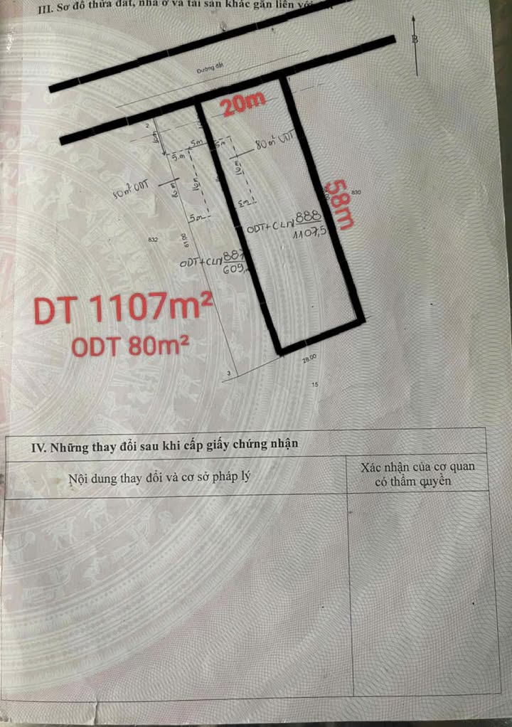 Đất nền Hòa Lợi, Bến Cát 1107m² giá 6.5 tỷ - Đầu tư sinh lời cao!