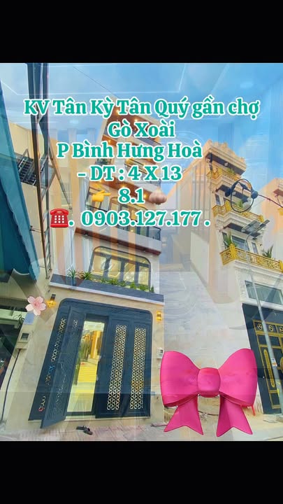 Nhà phố 5 tầng Tân Kỳ Tân Quý 52m² giá 8.1 tỷ - Full nội thất cao cấp