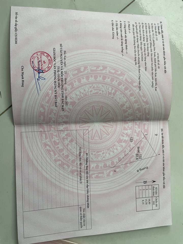 Lô đất tại Đức Xuân, Bắc Kạn 154m² - Đầu tư sinh lời với 2 mặt tiền!