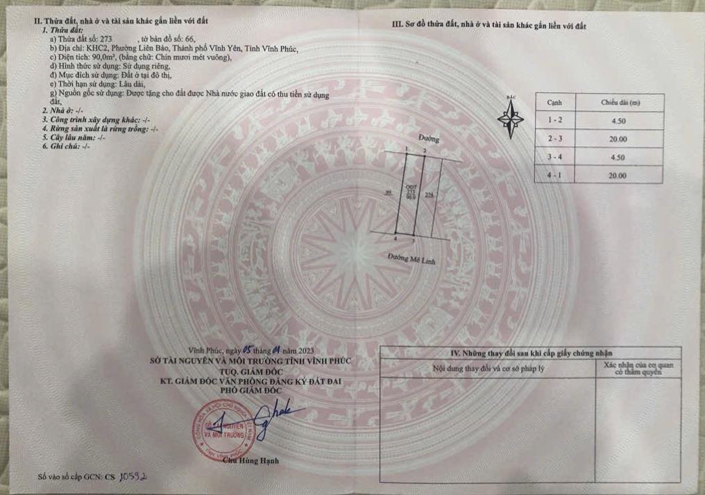 Nhà mặt phố Mê Linh, Liên Bảo 90m² giá 11 tỷ - Kinh doanh sầm uất!