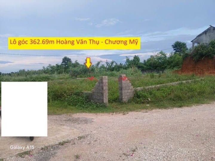 Đất nền lô góc Hoàng Văn Thụ, Chương Mỹ 362.69m² - Cơ hội đầu tư hiếm có!
